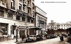 Oran - Boulevard Gallieni et Lycee Lamoriciere